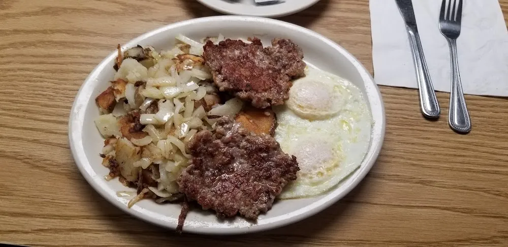 2 Eggs with Meat Toast