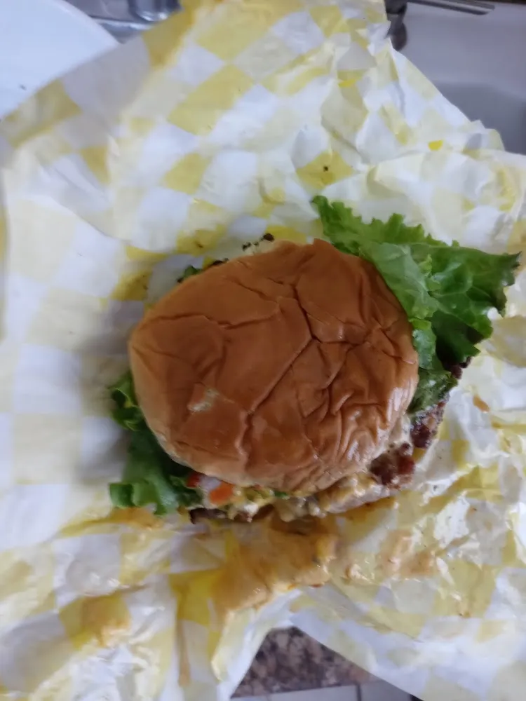 Half and Half Burger Half Ground Beef Half Italian Sausage