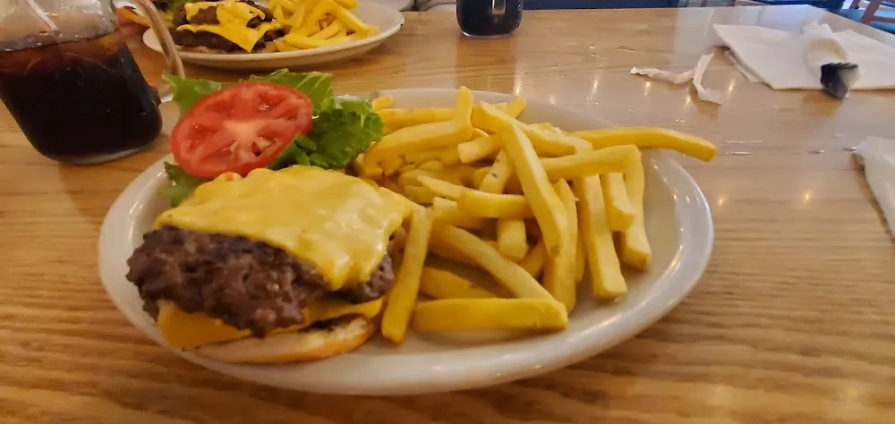 Handy Andy Burger and Fries